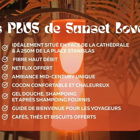 Sunset Lovers - Wifi - Netflix Apartment Nancy
